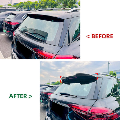 1x Rear Spoiler Lip for Benz GLE W167 GLE53 GLE350 (2019-2024) Gloss Black