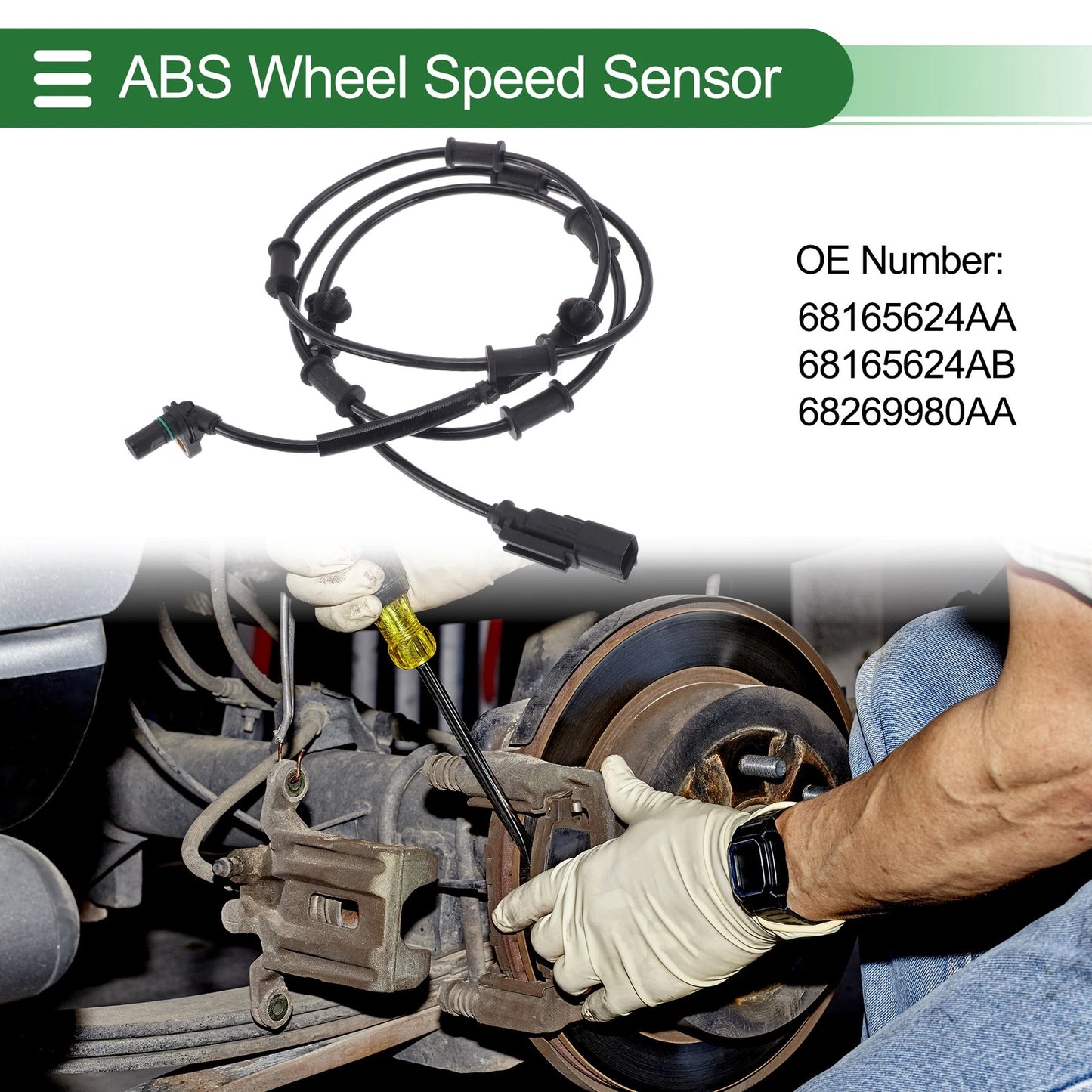 ABS Wheel Speed Sensor for Dodge Ram 3500 (2013)