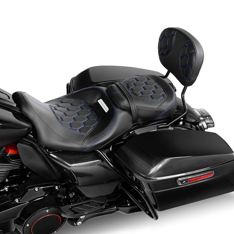Driver Seats Sissy Bar Backrest for Harley Street Glide (2009-2023)