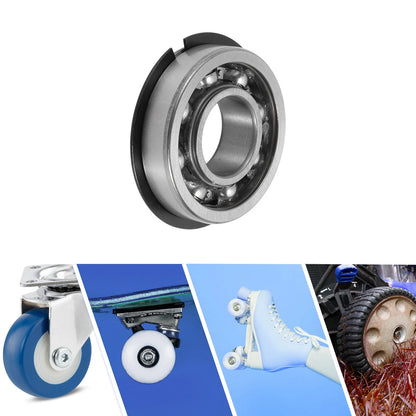 22x50x14mm Deep Groove Ball Bearing 1 Pc Silver Tone