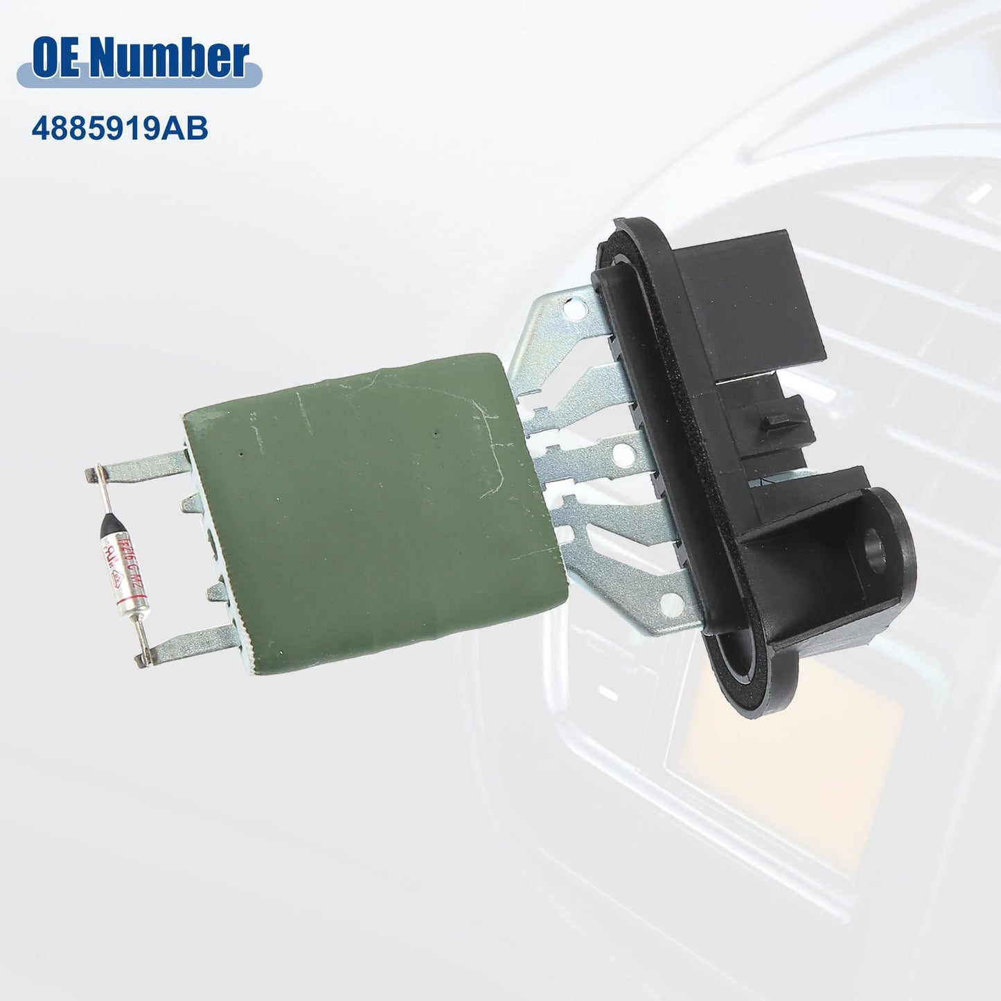 HVAC Blower Motor Resistor for Chrysler Sebring - Black Green Silver Tone