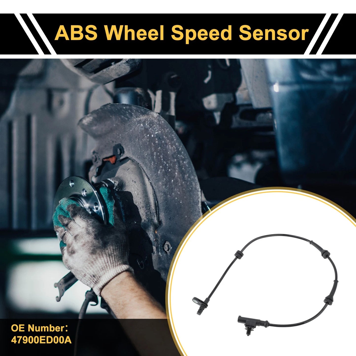 ABS Wheel Speed Sensor for Nissan Cube (2007-2012) Rear Right