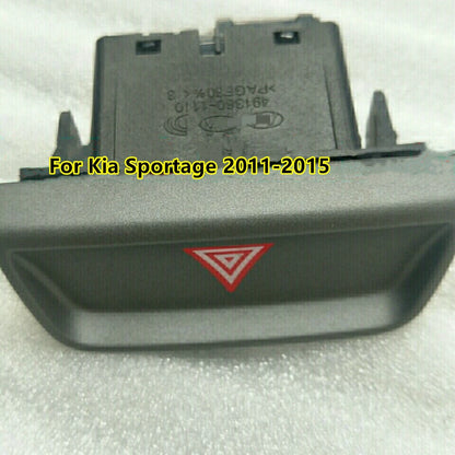 1X Hazard Emergency Flasher Warning Switch Button for Kia Sportage (2011–2015)
