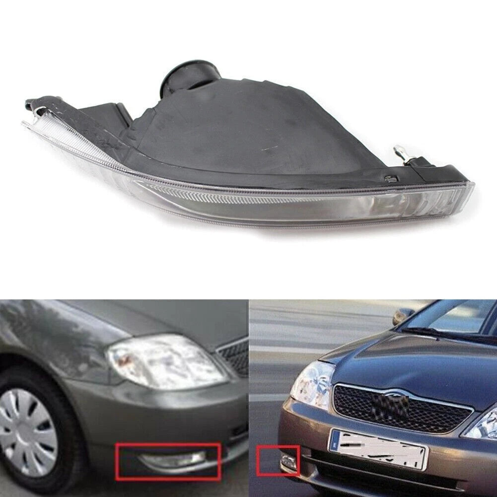 Right Bumper Clear Lens Fog Light for 2001-2004 Toyota Corolla (2001-2004)
