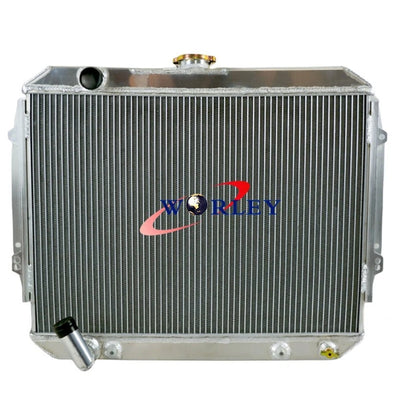 2 Row Aluminum Radiator + Fan for Mitsubishi Triton 3.0L (1990-1996)