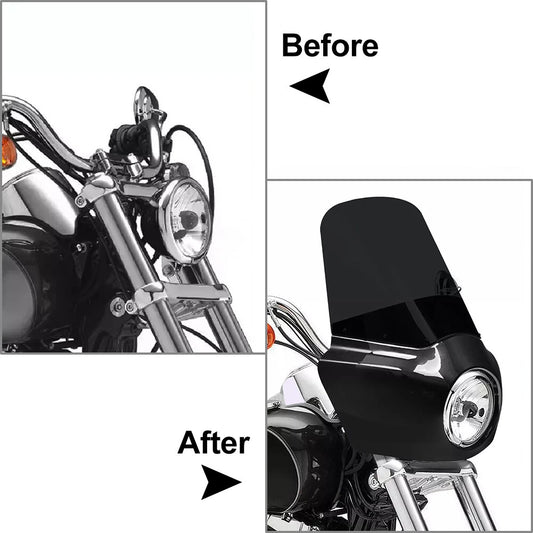 15" Headlight Fairing Windshield for Harley Softail Street Bob FXBB (2018-2024)