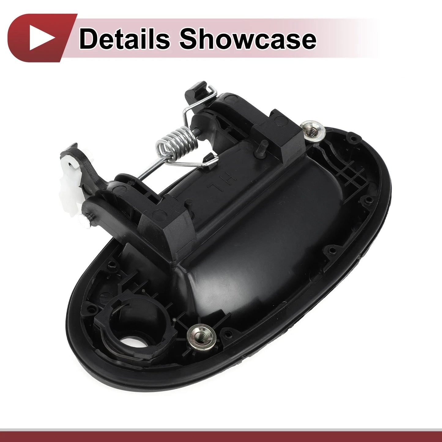 Exterior Door Handle for Hyundai Elantra Front Left Black ABS (2011-2016)