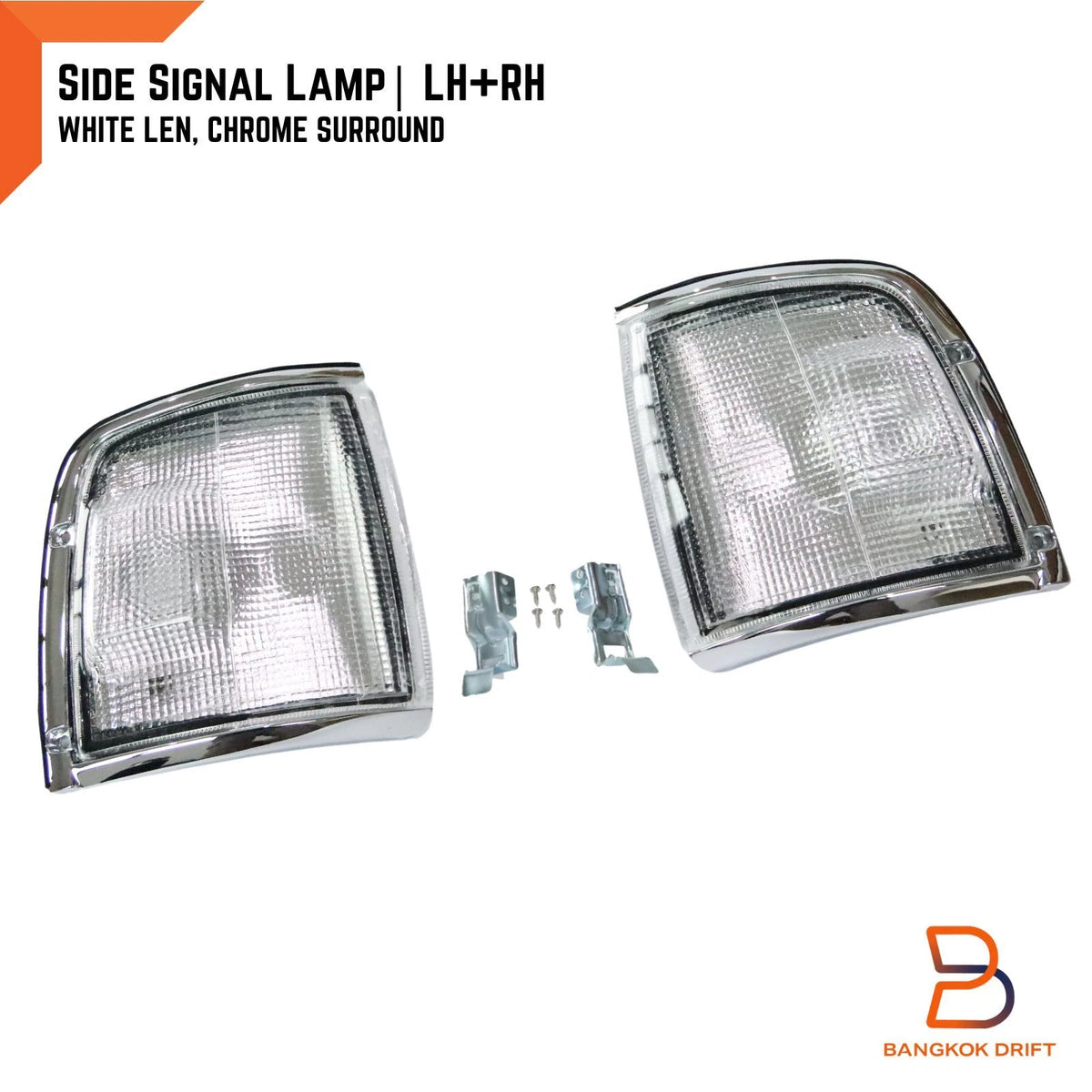 White Lens Front Corner Turn Signal Light for Holden Rodeo TF TFR (1997-2003)
