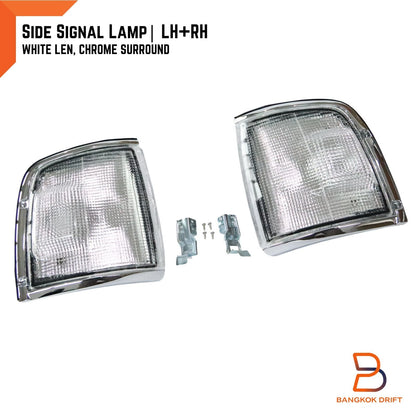 White Lens Front Corner Turn Signal Light for Holden Rodeo TF TFR (1997-2003)