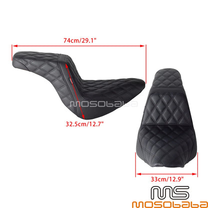 Gel Pad Seat for Harley Sport Glide FLSB, Low Rider S FXLRS (2018-2024)