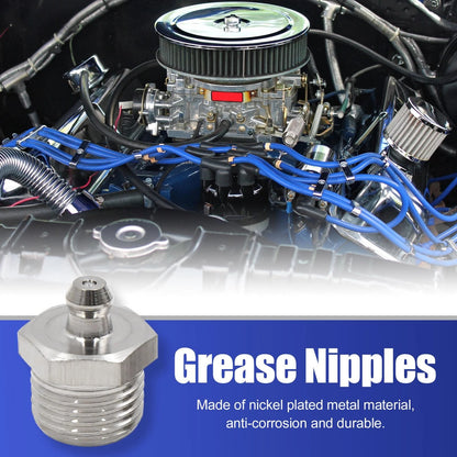 2 x M16 x 1.5 Thread Grease Zerk Fitting for Motorcycle Car