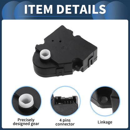 Heater Blend Door Actuator for Jeep Wrangler 2.4L L4, 4.0L L6 (2007-2018)