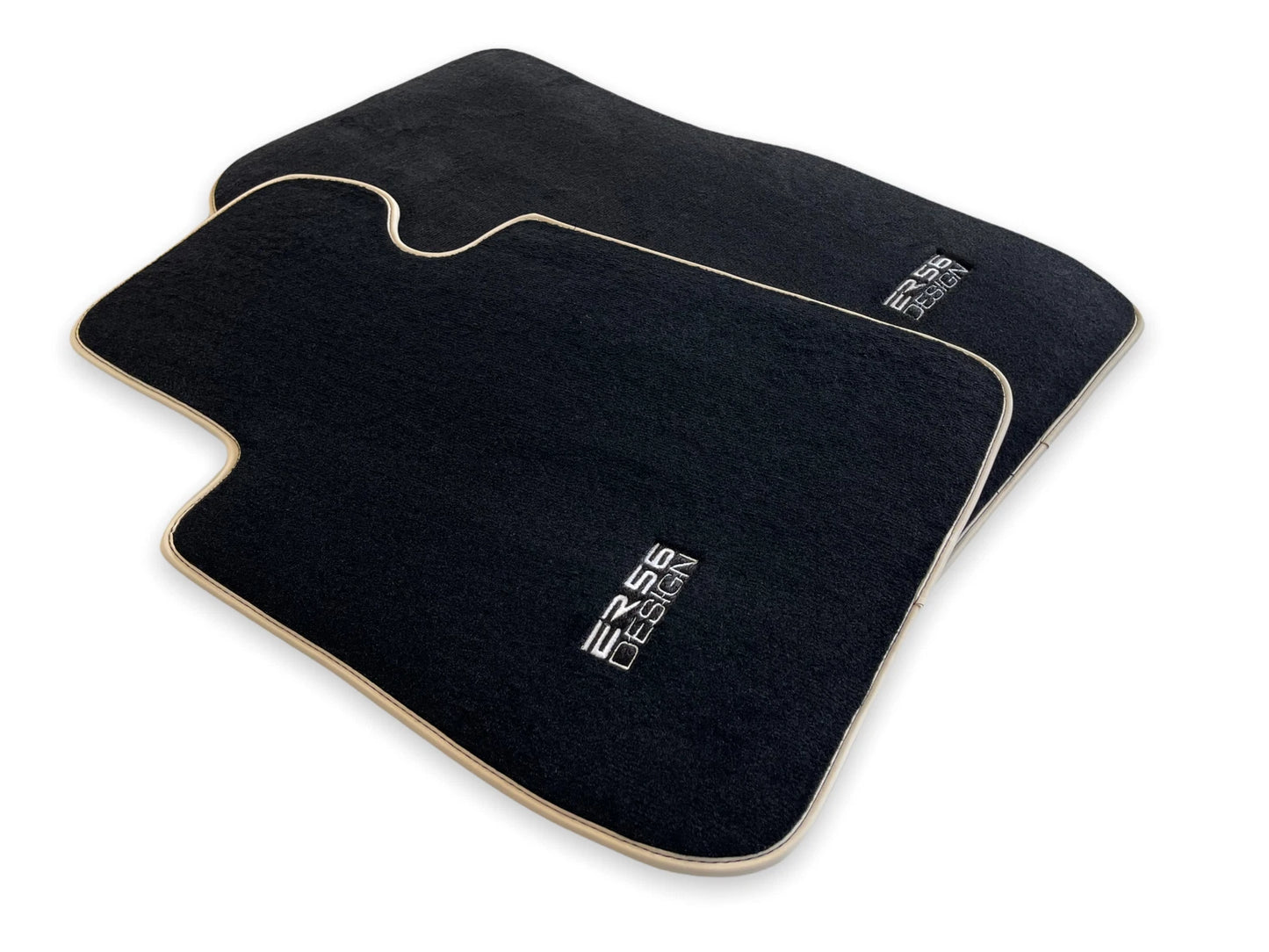 Premium Floor Mats for BMW M3 Series E92 Black Beige (2007-2013)