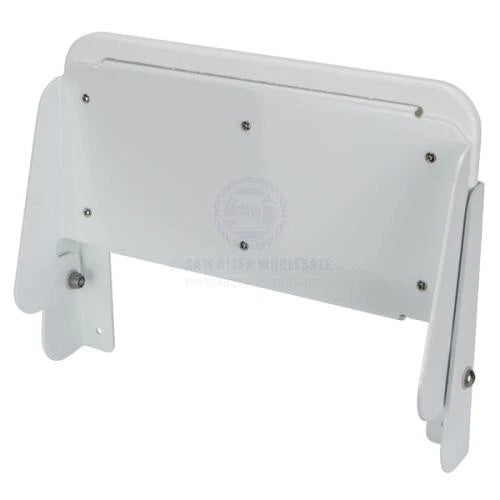 Footrest Folding White Aluminium Frame with HDPE Step for Various Models
