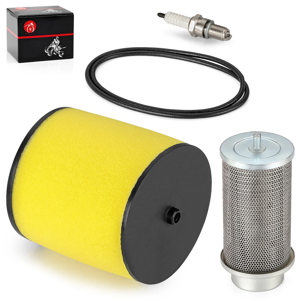 Air Filter Cleaner Spark Plugs for Honda Recon TRX 250 (1997–2007)