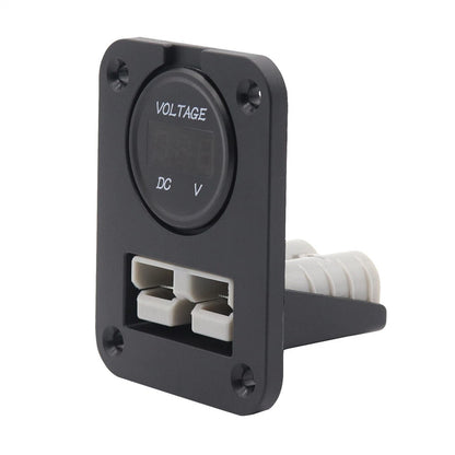 50 Amp Plug Socket w/ Voltmeter for Anderson Caravan Boat Camper