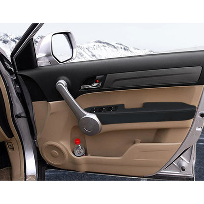 Front Door Armrest Covers  Black for Honda CR-V (2007-2012)