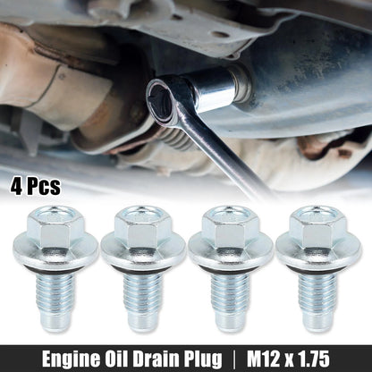 4 x Engine Oil Drain Plug for Buick