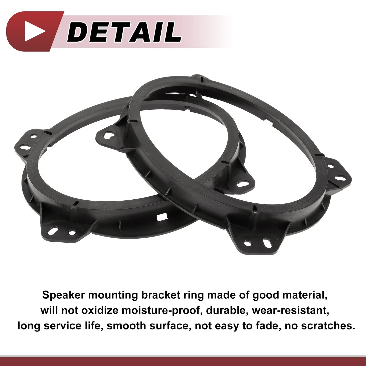 Speaker Spacer Ring Adaptor for Toyota Tacoma 2005-2015 6.5" (2 Pcs)