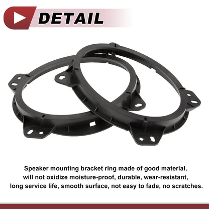 Speaker Spacer Ring Adaptor for Toyota Tacoma 2005-2015 6.5" (2 Pcs)
