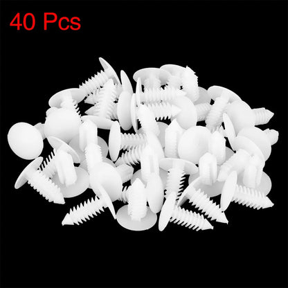 40 x White Expansion Trunk Clips for Honda