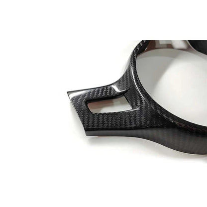 Real Carbon Fiber Steering Wheel Frame Cover Trim for Porsche 911 991.1 2012-16