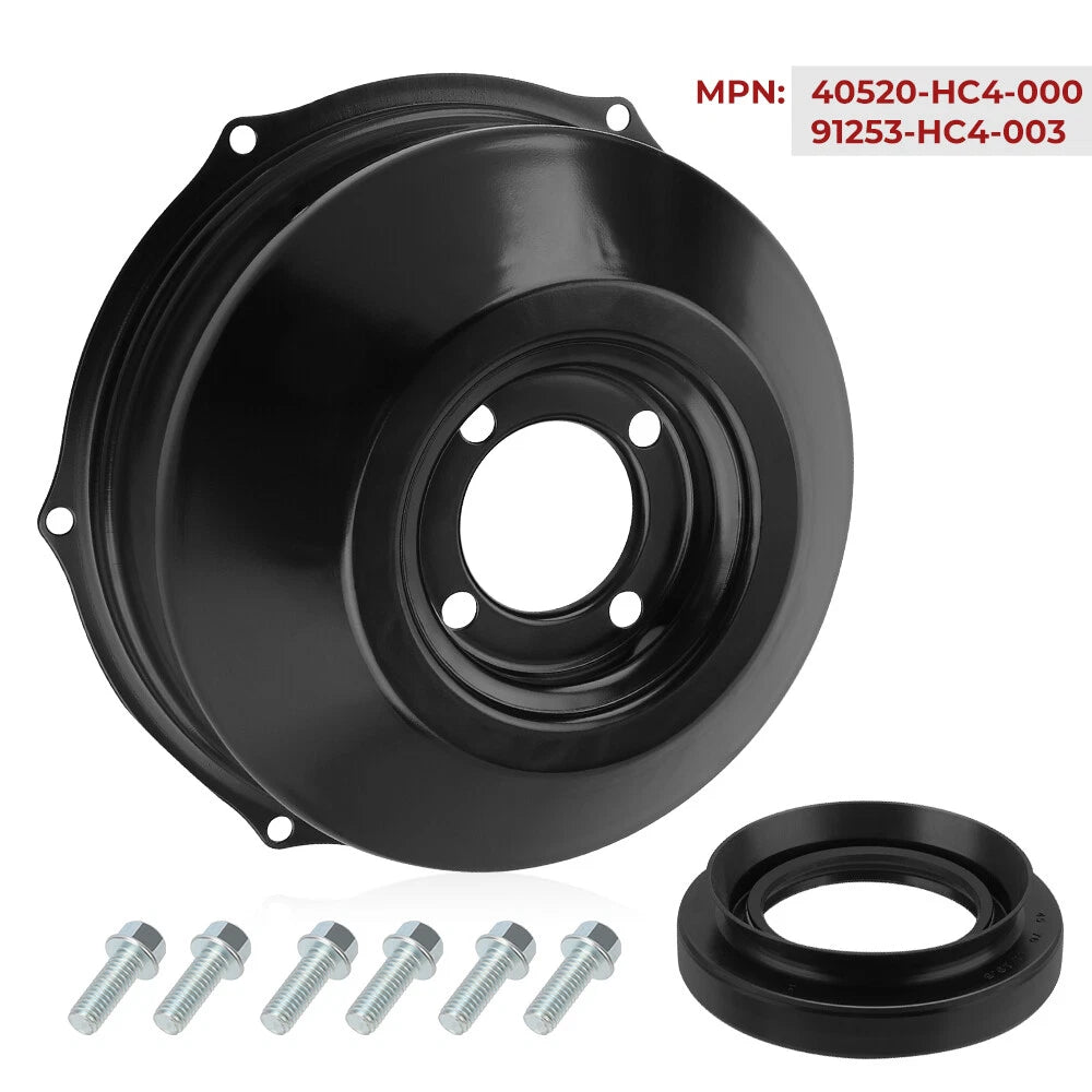 Rear Brake Drum Cover & Seal Bolts for Honda TRX300/300FW (1988–2000)