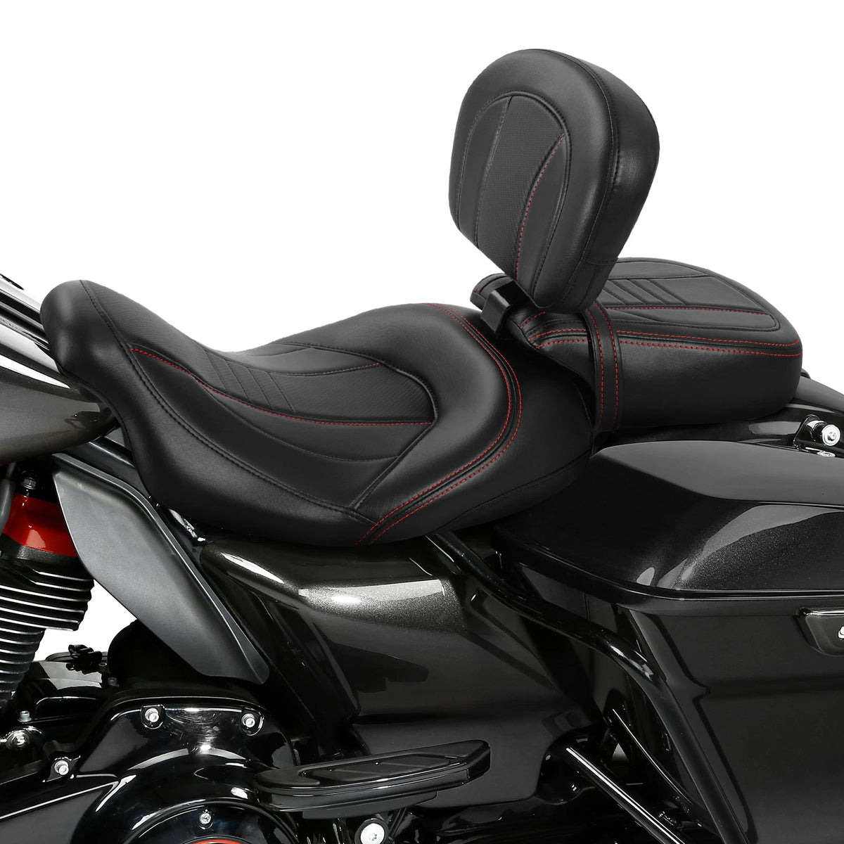 Driver Passenger Seats & Rider Pad for Harley Street Glide (2009-2023)