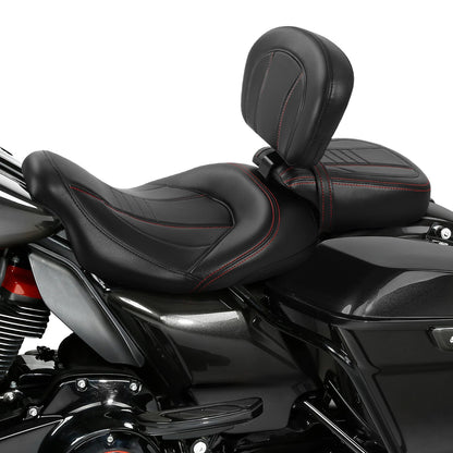 Driver Passenger Seats & Rider Pad for Harley Street Glide (2009-2023)