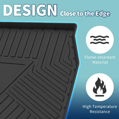 Flat Face / 1 Pc / Cargo Liner Rear Trunk Mat for Toyota C-HR (2018–2023)