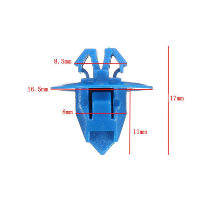 60 x Front Door Trim Body Repair Clips for Toyota Prado (2003-2009)