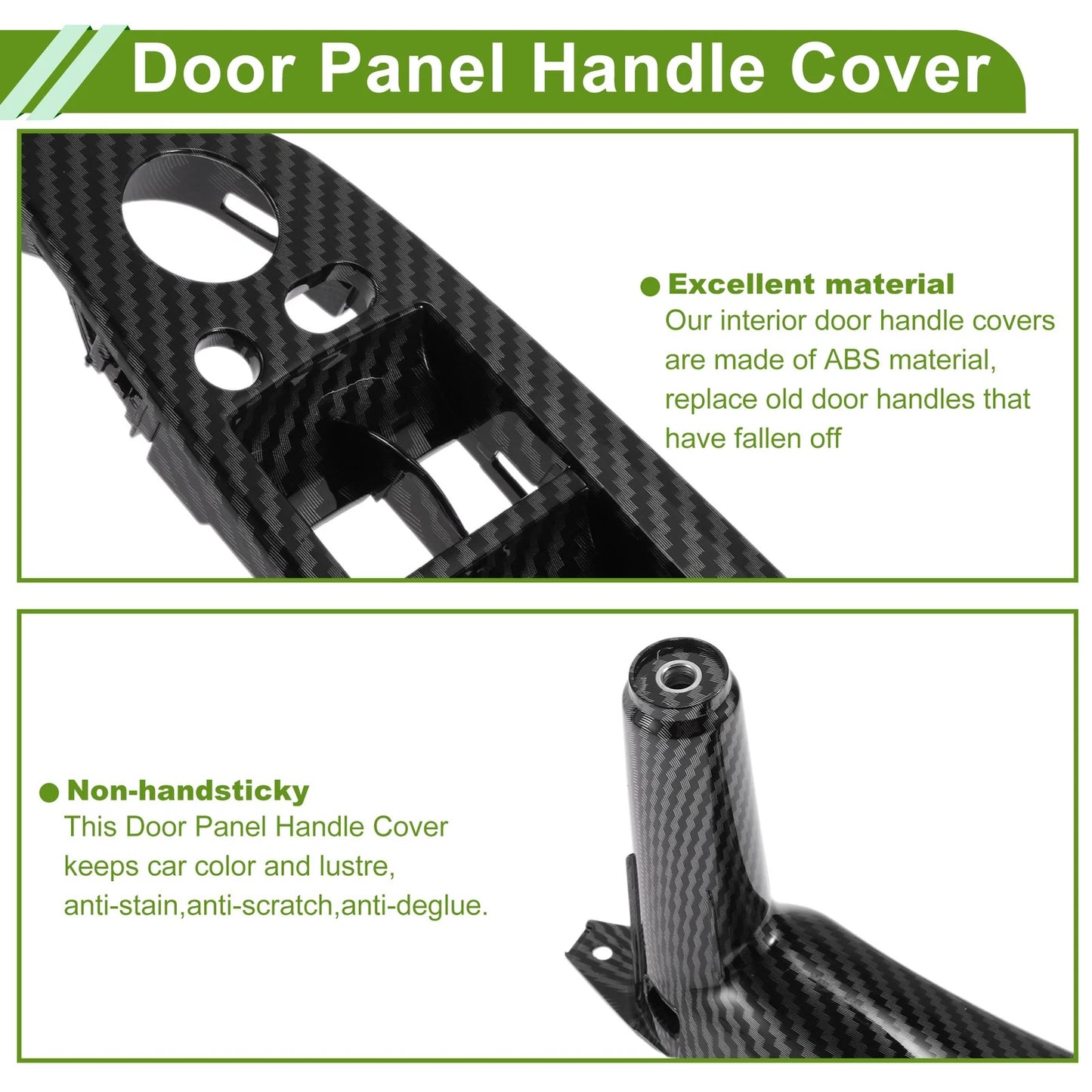 Carbon Fiber Door Handle Pull Trim Cover for BMW X5 (2007-2013)