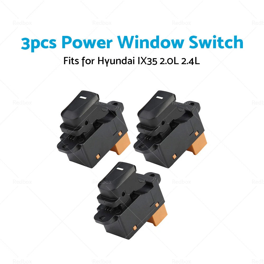 3 x Window Switch for Hyundai IX35 2.0L 2.4L (2010-2015)