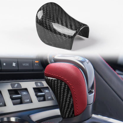 1x Carbon Fiber Gear Shift Knob Cover for Nissan GTR R35 (2017-2022)