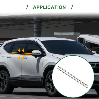 2 x Front Left & Right Weatherstrip Window Seals for Honda CR-V (2017-2023)
