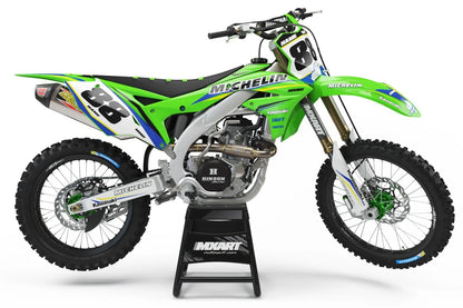 Custom Sticker Kit Delta Style for Kawasaki KX 65