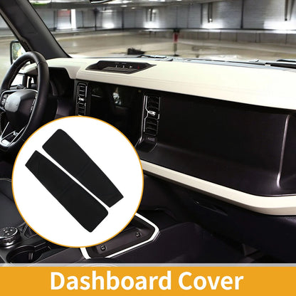 Dashboard Cover for Ford Bronco Accessories 2021-2024 Black 1 Set