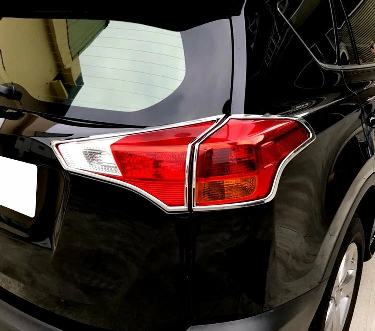 Chrome Taillight Cover Trim for Toyota RAV4 (2012-2015)