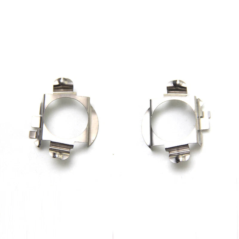 2x H7 LED Headlight Bulbs Holder Adapters Cover Retainer fit for Benz BMW Audi