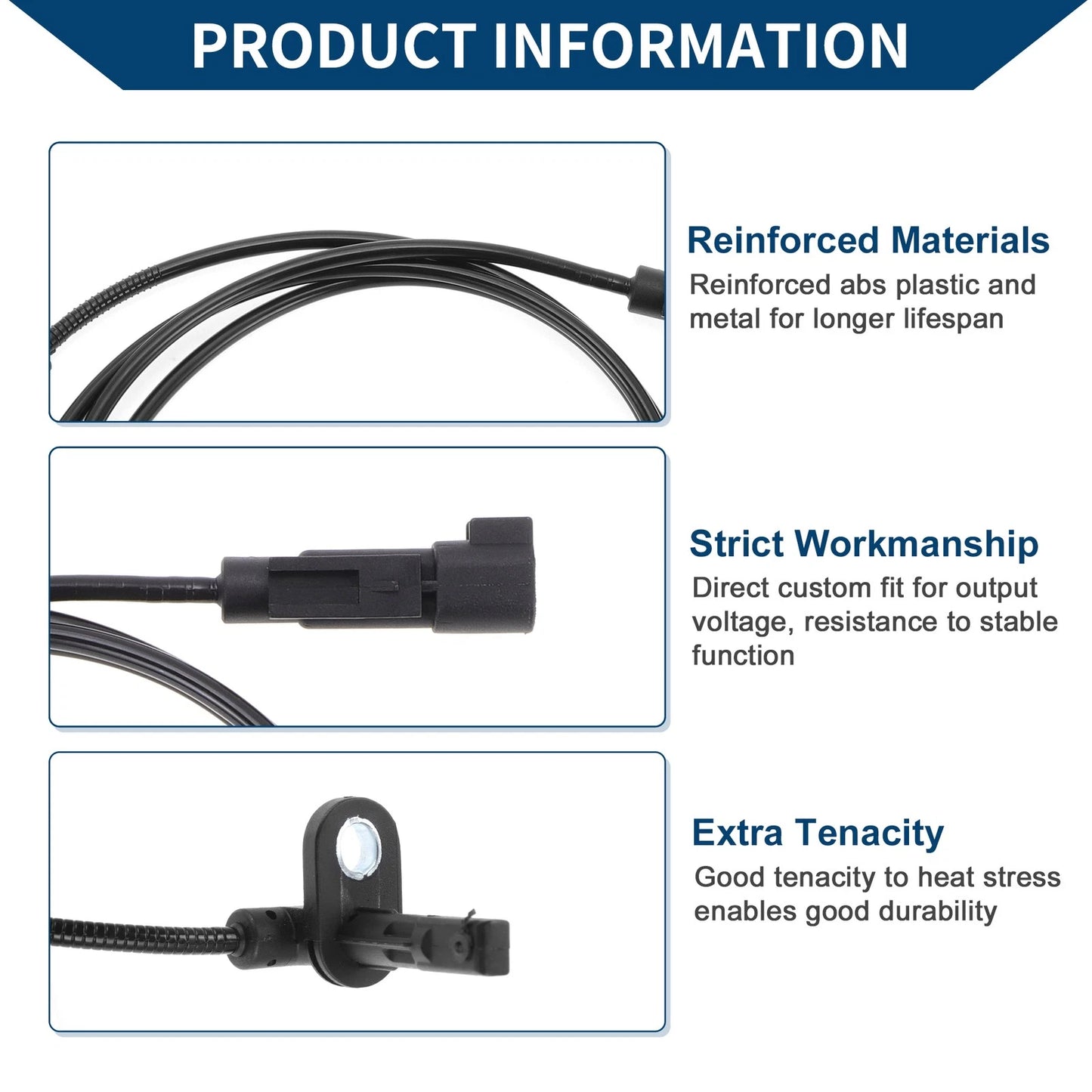 Rear Left ABS Wheel Speed Sensor for Buick Regal (2014–2017)