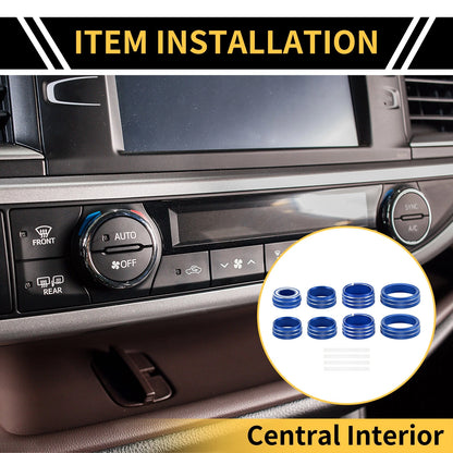 Knob Cover Ring for GMC Sierra 4WD Air/AC Audio (2014-2018)