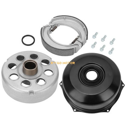 Rear Brake Drum Cover Hub Shoes for Honda Fourtrax 300 TRX300 TRX300FW (1988–2000)