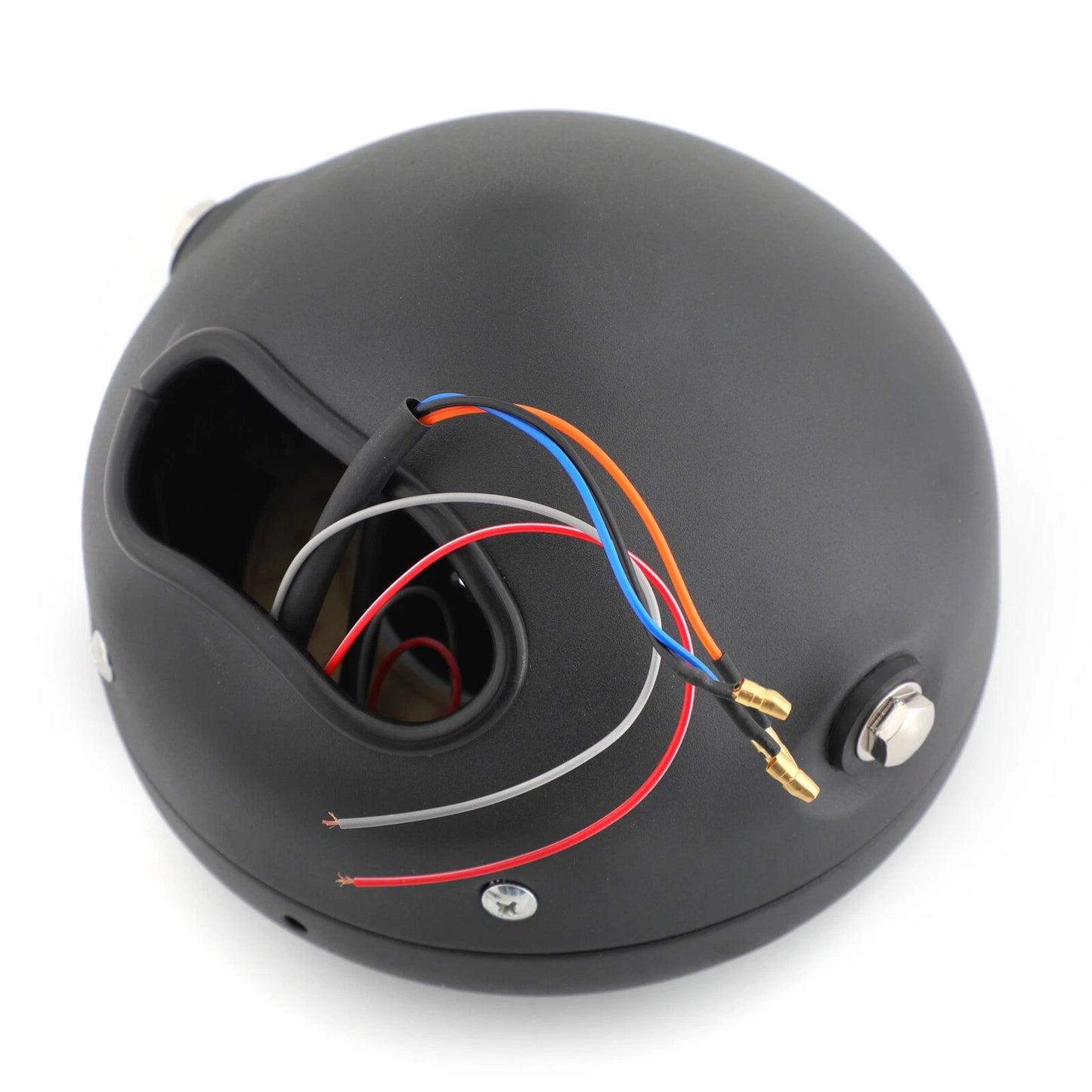 6.5" Headlight Hi/Lo White Light for Cafe Racer Bobber Chopper
