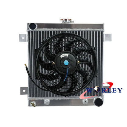 3Row Aluminum Radiator + Fan for 1962 Chrysler Valiant S Series (1962)