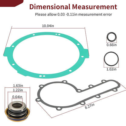 Water Pump Repair w/ Seal Gasket Kit for Polaris Sportsman 850 (2010-2025)