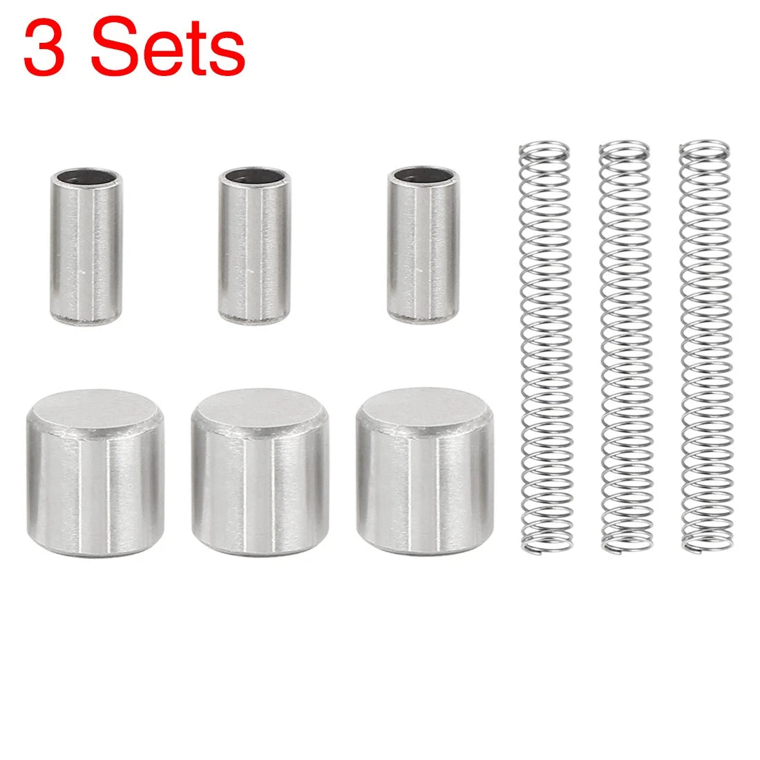 Roller Pin 3 Set Motorcycle Engine Start Clutch Roller Pin with Spring Set for GY6-125