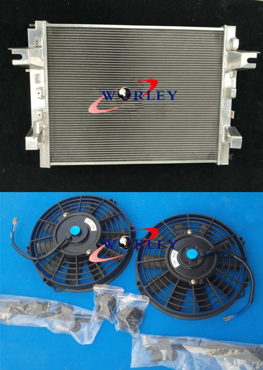 4 Row Aluminum Radiator & Fans for Dodge Ram Cummins 6.7 Diesel (2013-2017)