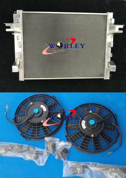 4 Row Aluminum Radiator & Fans for Dodge Ram Cummins 6.7 Diesel (2013-2017)
