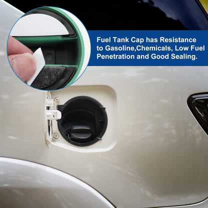 Green Metal Plastic Gas Fuel Tank Cap Cover for Suzuki Jimny (1998-2023)