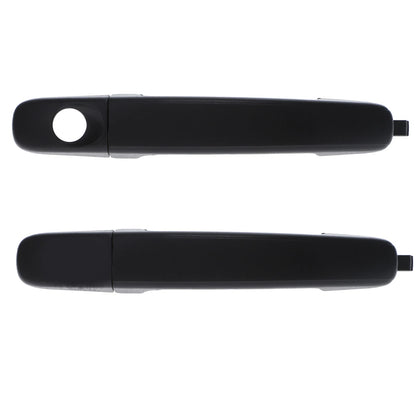 2 x Front LH+RH Textured Black Outer Door Handle for Ford Ranger (2011–2022)